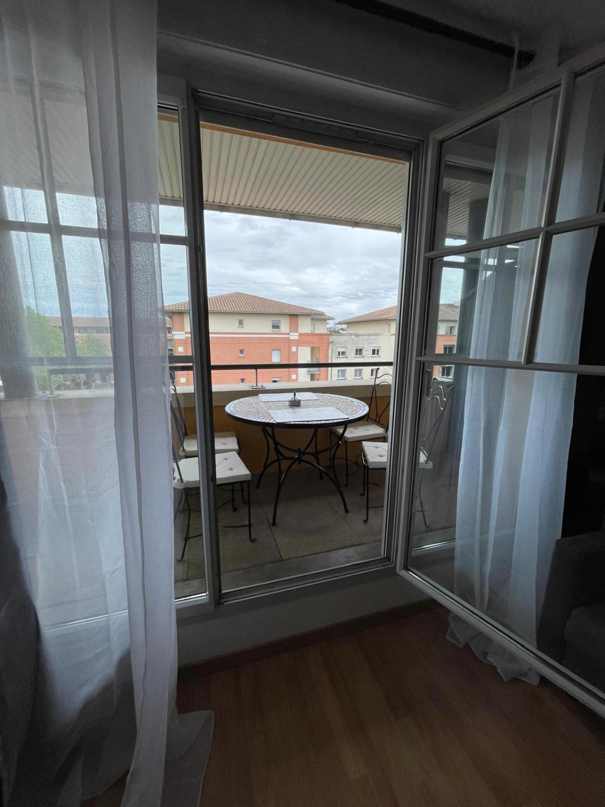 City Rose T2, Climatisation,Parking Prive, Piscine, Wifi , Tout Confort Toulouse Kültér fotó
