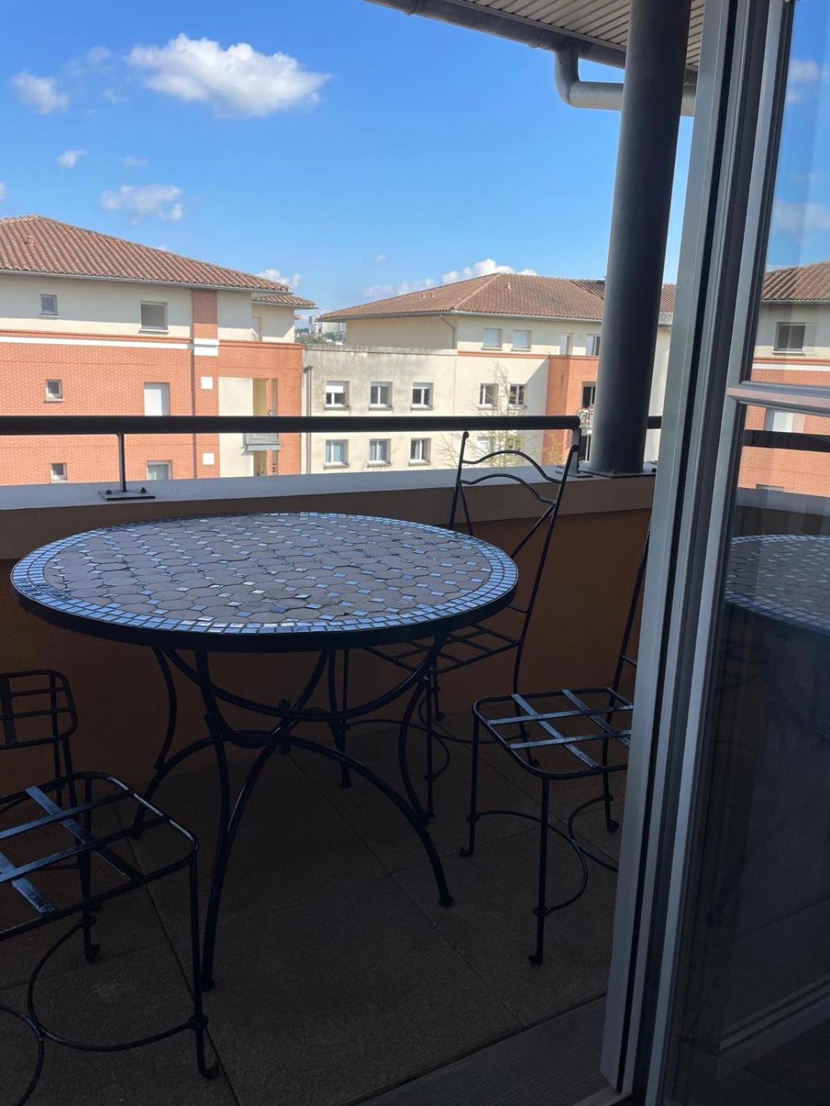 City Rose T2, Climatisation,Parking Prive, Piscine, Wifi , Tout Confort Toulouse Kültér fotó