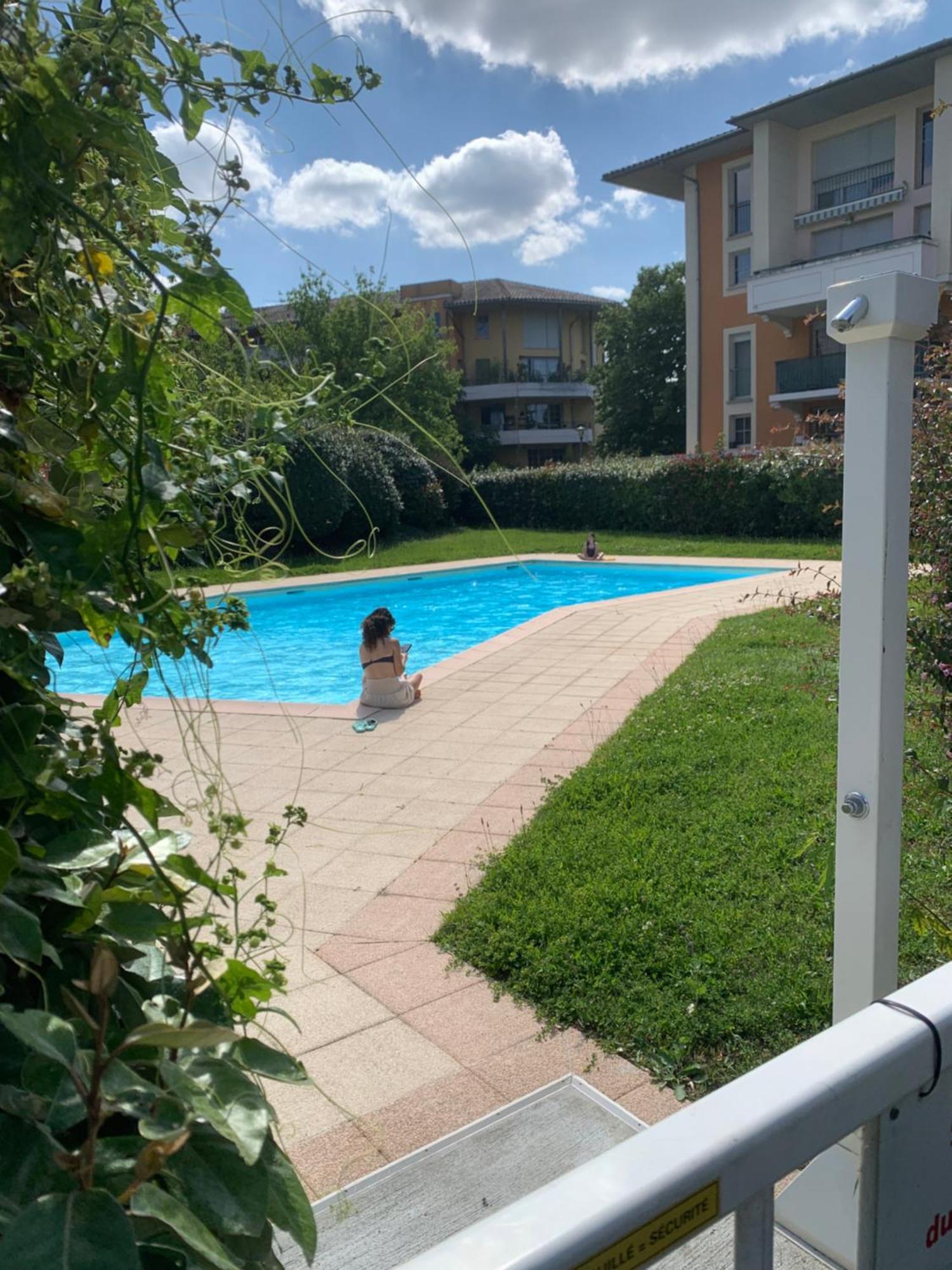 City Rose T2, Climatisation,Parking Prive, Piscine, Wifi , Tout Confort Toulouse Kültér fotó